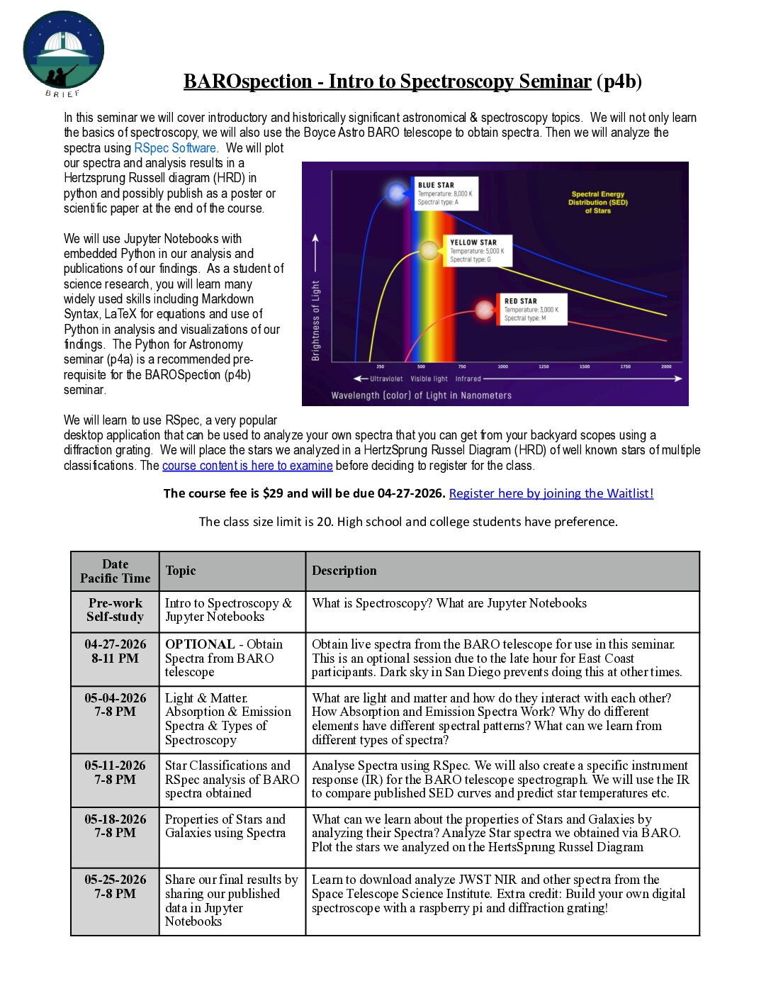 BoyceAstro_BAROspection_Intro_to_Spectroscpy_Flyer
