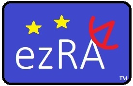 Logo of ezRA (TM) software by Ted Cline